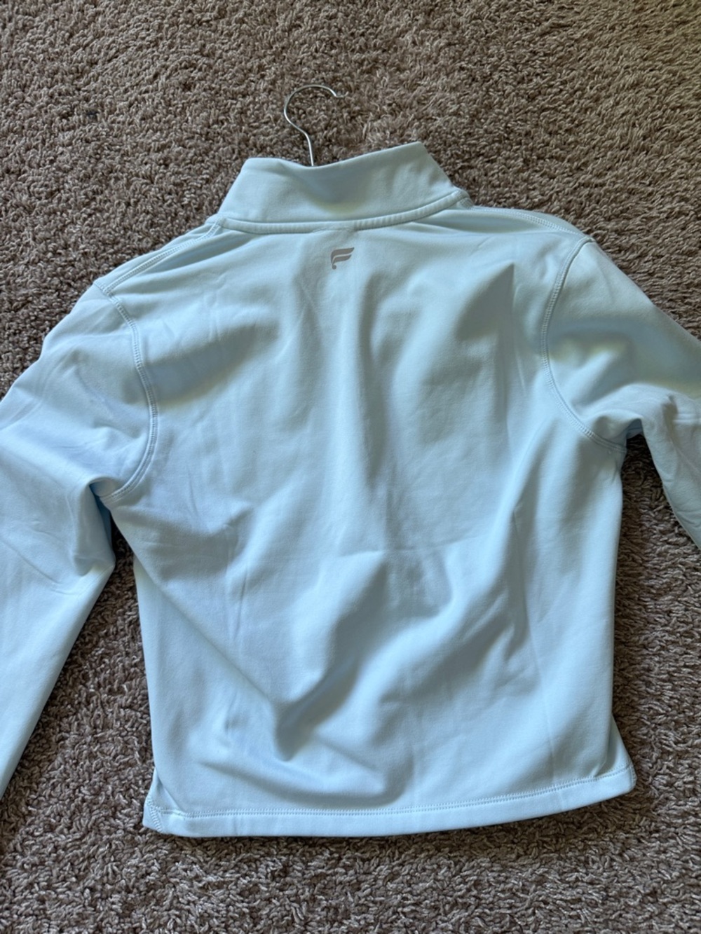 Cropped Quarter-Zip Pullover - Picture 2 of 4